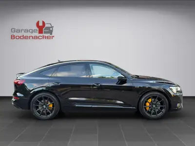 Audi e-tron 55 Sportback S Line — SUV électrique premium, 408 ch, design black intégral — Miniature 7