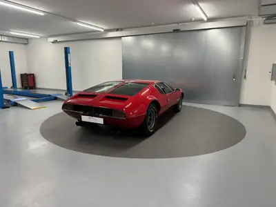 De Tomaso Mangusta 1969 — Légendaire coupé sport italien, 1 of 401, état exceptionnel — détail
