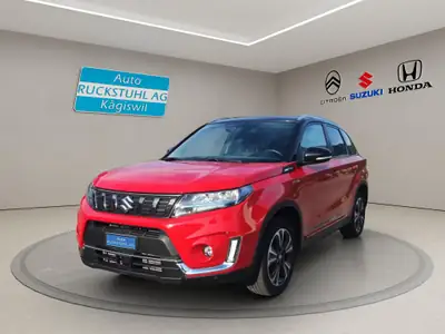 Suzuki Vitara 1.4 T Piz Sulai Top Hybrid 4x4 — SUV polyvalent, technologie MHEV, 31'000 km seulement — vue extérieure