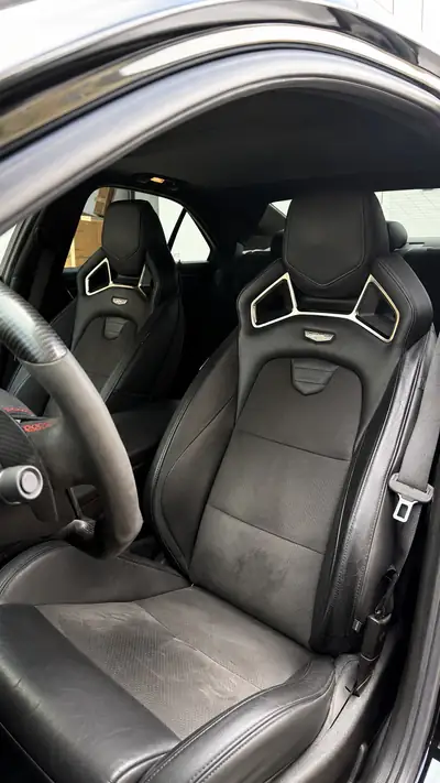 Cadillac ATS-V 3.6 BiTurbo 470 ch — Berline sportive américaine, impeccable et performante — fianco