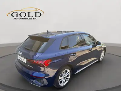 Audi A3 Sportback 35 TFSI S line — Hybride léger, design affûté, 23 700 km — côté