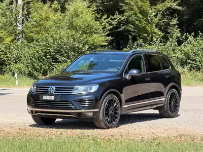 VW Touareg 3.0 V6 TDI 262 — SUV premium diesel, entretien complet & équipement R-Line — Außenansicht