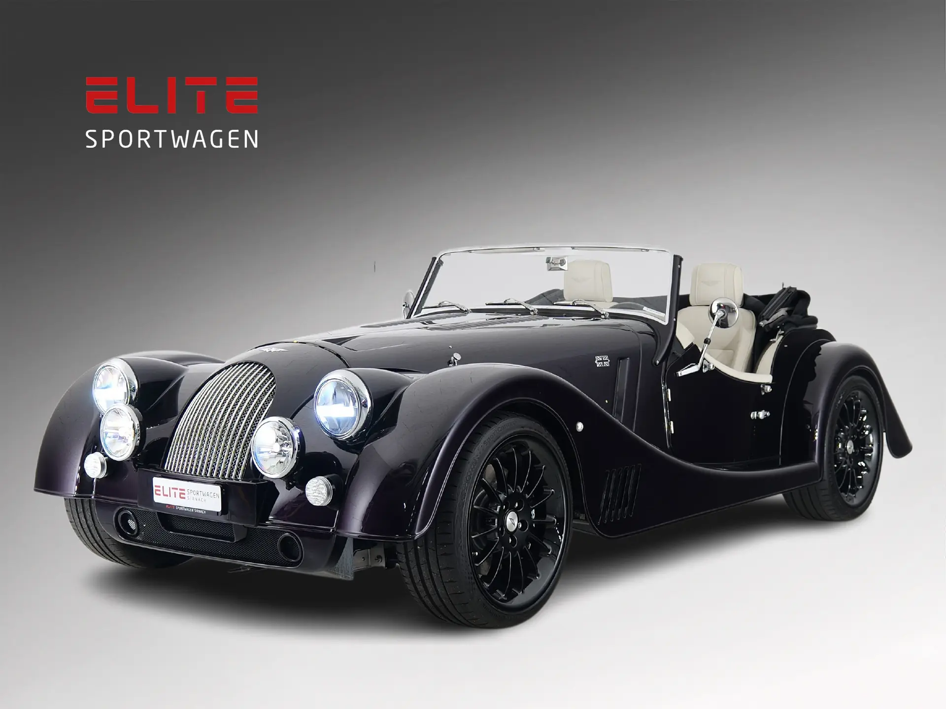 Morgan Plus Six 3.0 Bespoke Automatik — Roadster britannique d'exception, très faible kilométrage — Außenansicht