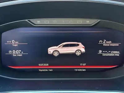 SEAT Tarraco 2.0 TSI Xcellence 4Drive — SUV 7 places, intégral performant, sans sinistre — Miniatura 11