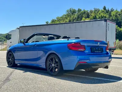 BMW M240i xDrive Cabriolet — Élégance décapotable 340 ch, boîte automatique — dashboard