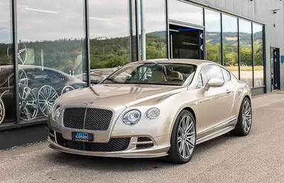 Bentley Continental GT Speed 6.0 — Coupé Grand Tourisme d'exception, 67'700 km seulement — Seitenansicht