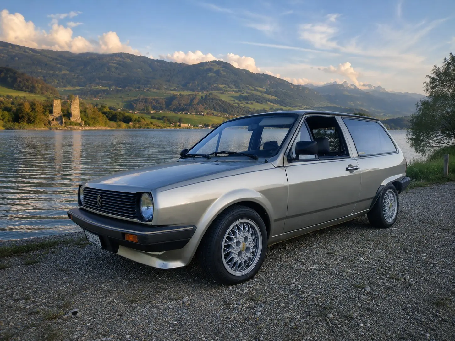 VW Polo 86C Steilheck 1984 — Youngtimer iconique restauré, 53'000 km d'origine