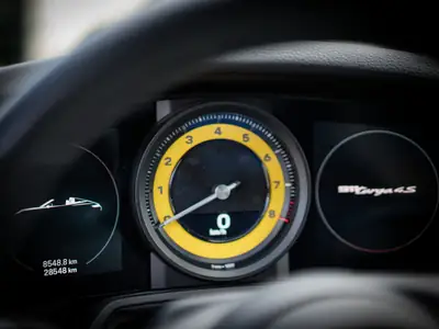 Porsche 911 Targa 4S 2021 — Cabriolet sportif mythique, boîte manuelle, 29'000 km — Miniatur 7
