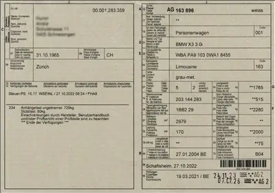 BMW X3 30i — SUV premium polyvalent, 154'000 km, traction intégrale — Detail