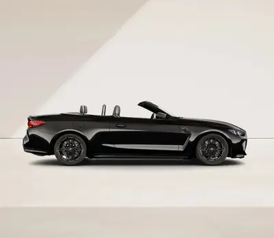BMW M4 Competition M xDrive Cabrio — 530 ch, pack carbone, 5500 km seulement — side view