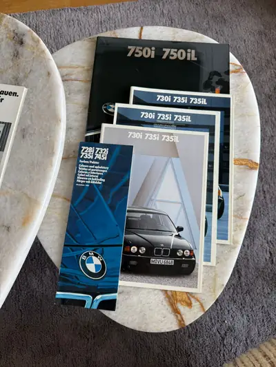 BMW 735 — Berline de prestige 1988, motorisation 211 ch et transmission automatique — Miniatura 9