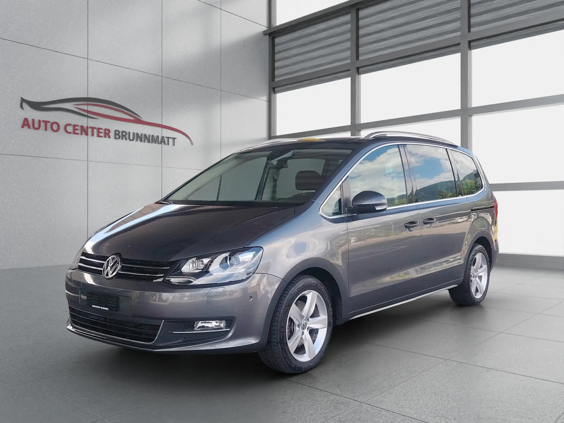 VW Sharan 2.0 TDI BMT Comfortline DSG — Monospace 7 places fiable, entretien à jour — Außenansicht