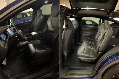Tesla Model X 100D Performance — 772 ch, Supercharge gratuite à vie — tableau de bord