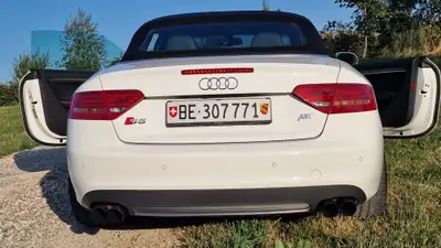 Audi S5 Cabrio 3.0 V6 TFSI — Roadster sportif ABT 400 ch, quattro intégral — arrière