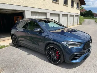 Mercedes-AMG GLA 45 S 4matic+ — 421 ch, performance pure en format compact — Außenansicht