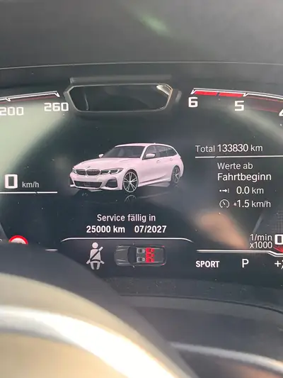 BMW 330d xDrive Touring — Break diesel performant, 134000 km, traction intégrale — détail