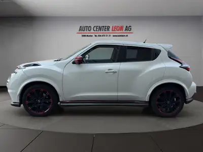 Nissan Juke 1.6 DIG-T Nismo RS 4x4 — SUV sportif intégral, caméra & navigation — Heckansicht