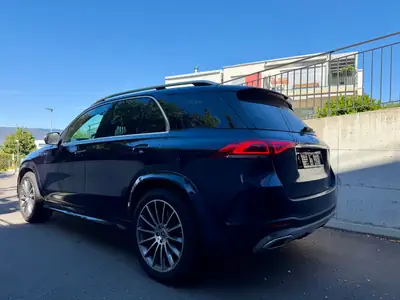 Mercedes-Benz GLE 450 AMG Line — SUV premium hybride, seulement 31'000 km — Seitenansicht