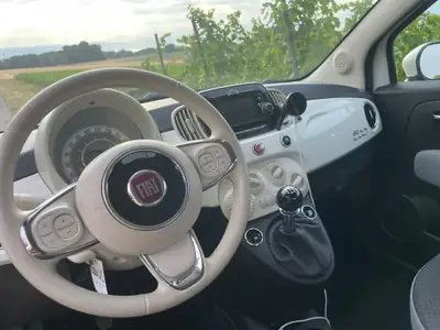 Fiat 500 1.0 Hybrid Pop 2020 — Citadine urbaine écologique, 98'000 km, blanc pur — dettaglio