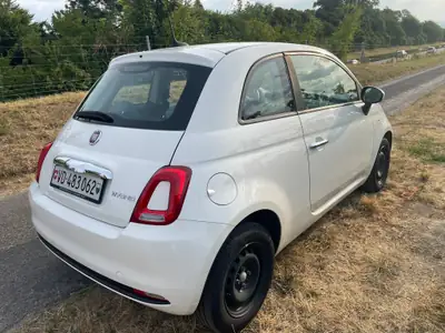 Fiat 500 1.0 Hybrid Pop 2020 — Citadine urbaine écologique, 98'000 km, blanc pur — cruscotto