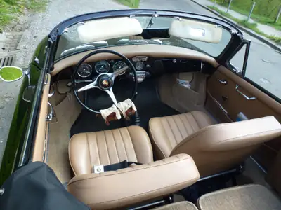 Porsche 356 S 1963 — Légendaire cabriolet, seulement 30'200 km, sans sinistre — Miniatura 7