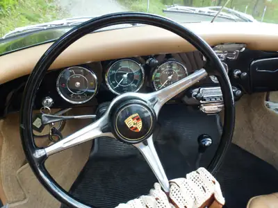 Porsche 356 S 1963 — Légendaire cabriolet, seulement 30'200 km, sans sinistre — Miniatura 9