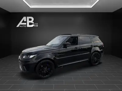 Land Rover Range Rover Sport 5.0 V8 SVR — 550 ch, Prestige all-terrain — side view