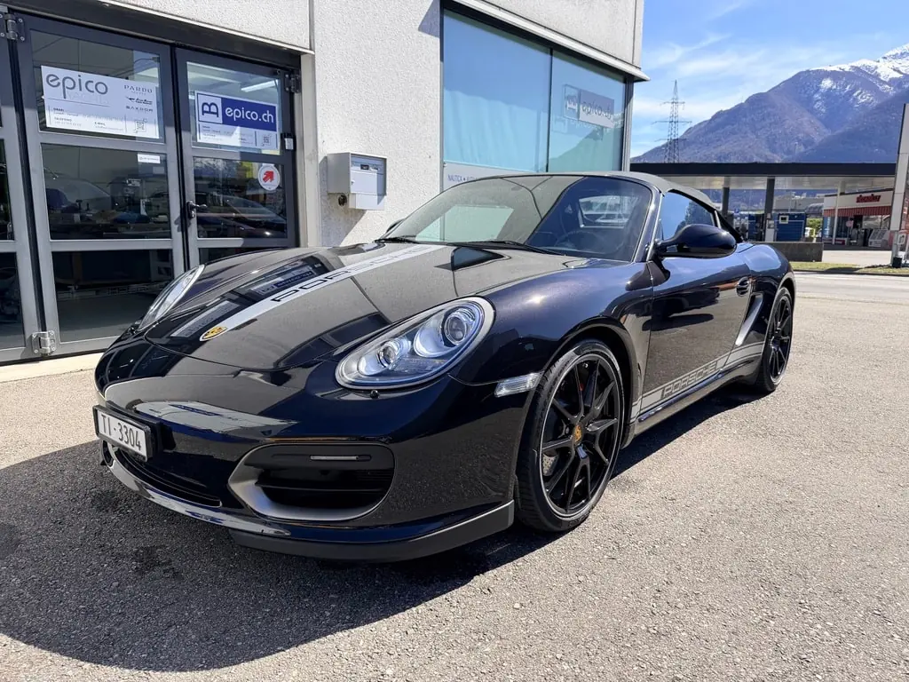 Porsche 718 Boxster Spyder 3.4 — Roadster mythique, ultra-rare et parfaitement préservé — vue extérieure