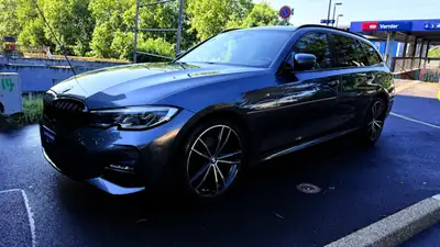 BMW 320d xDrive Touring M Sport — Break diesel hybride 48V, 117'000 km — rear view