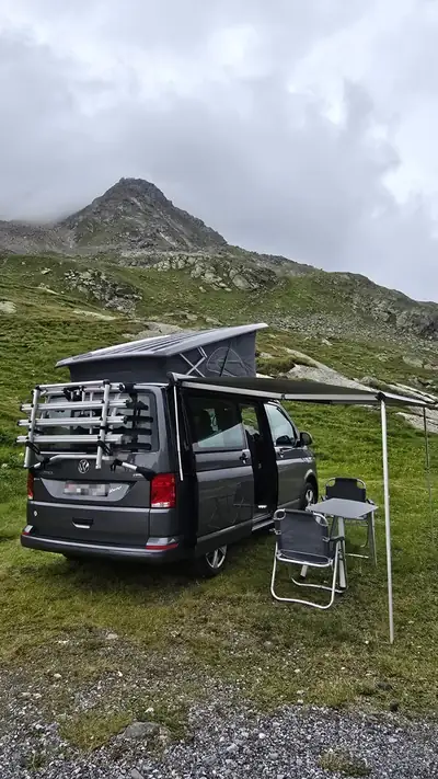 VW T6.1 2.0 TDI 150 — Camping-car aménagé 4 places, prêt à l'aventure — side view
