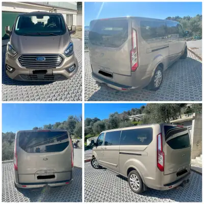 Ford Tourneo Custom L2H1 — Monospace 8 places diesel, version Titanium complète — Seitenansicht