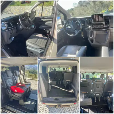 Ford Tourneo Custom L2H1 — Monospace 8 places diesel, version Titanium complète — Außenansicht