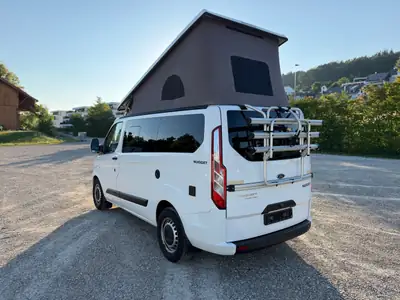 Ford Transit Custom Nugget 2.0 TDCi 170 — Camping-car aménagé, toit relevable, 40 500 km — Außenansicht