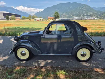 FIAT Topolino B 1948 — Cabriolet légendaire, sans accident, état remarquable — tableau de bord