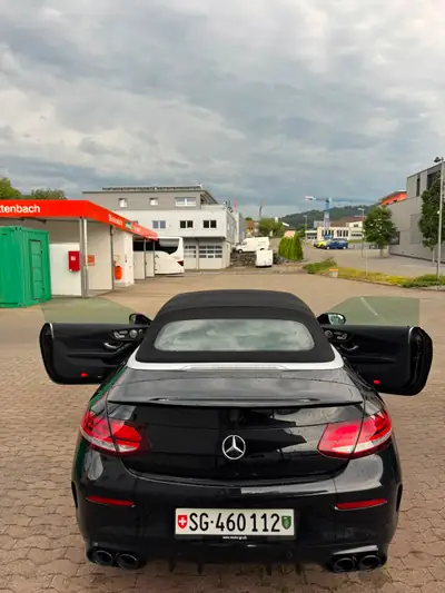 Mercedes-Benz C 43 AMG 4matic — Cabriolet haute performance, 390 ch et équipement premium — side view