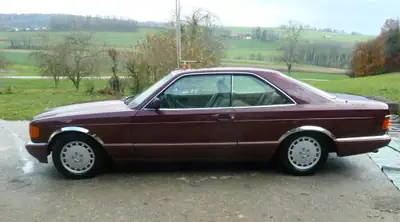 Mercedes-Benz 500 SEC 1990 — Coupé grand tourisme légendaire, véritable pièce de collection — Seitenansicht