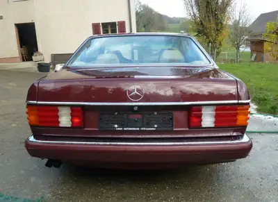 Mercedes-Benz 500 SEC 1990 — Coupé grand tourisme légendaire, véritable pièce de collection — Innenraum