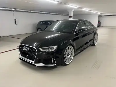 Audi RS3 Limousine 2.5 TFSI Quattro — 400 ch, son brut, châssis KW adjustable — exterior view