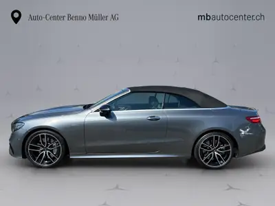 Mercedes-Benz E 53 AMG 4matic+ Cabriolet — Décapotable haute performance, 31 000 km seulement — side view