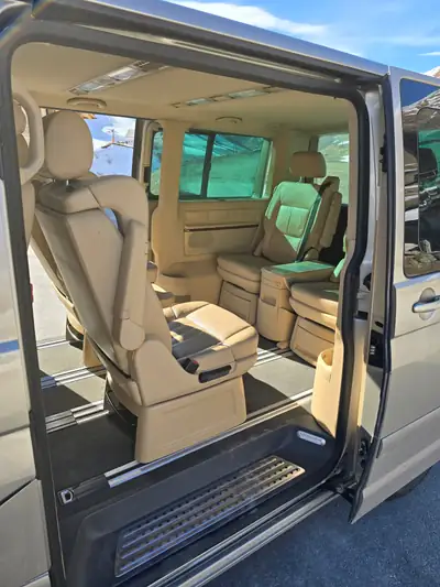 VW T5 Multivan Highline 2007 — Van aménagé 6 places, moteur 2.5L TDI 174 ch — tableau de bord