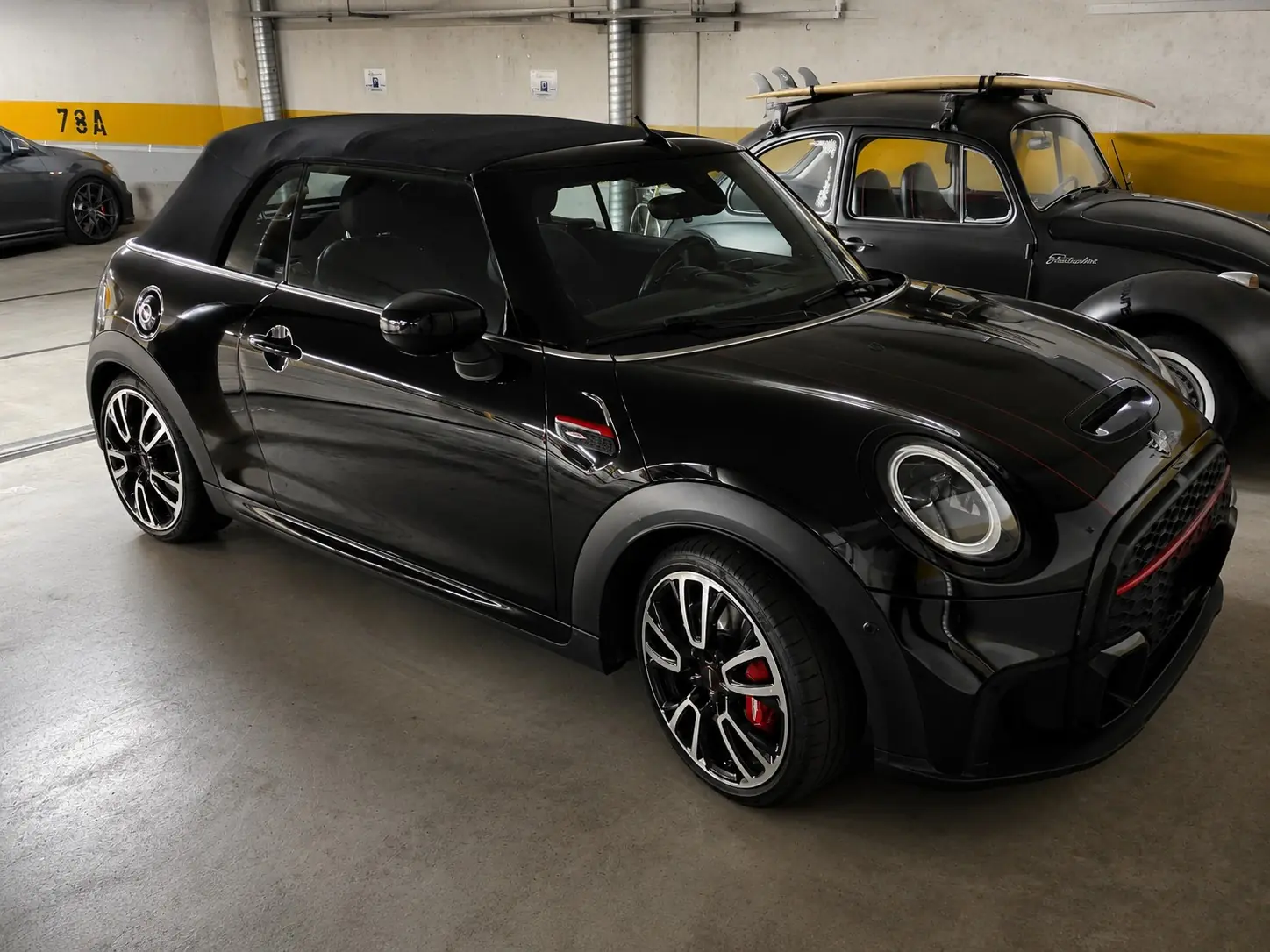 MINI Cabrio 2.0 JCW — Cabriolet sportif 231 ch, peu kilométré — Außenansicht