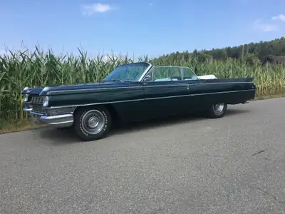 Cadillac DeVille Convertible 1964 — Cabriolet légendaire, 340 ch de prestige américain — Außenansicht