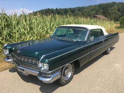Cadillac DeVille Convertible 1964 — Cabriolet légendaire, 340 ch de prestige américain — Miniatur 12