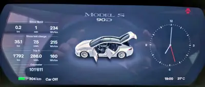 Tesla Model S 90 D — Berline électrique haute performance, 405 km d'autonomie réelle — Miniatur 10