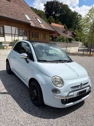 Fiat 500 1.4 16V Sport Cabriolet — Icône rétro décapotable, essence légère — interior