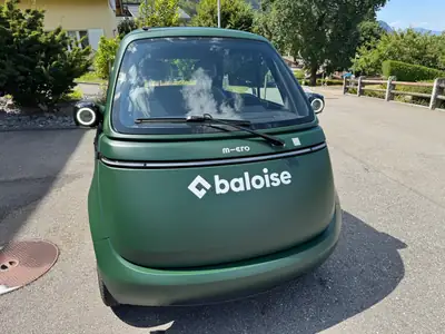 MICRO Microlino Competizione Long Range — Citadine électrique compacte, 230 km d'autonomie — Innenraum