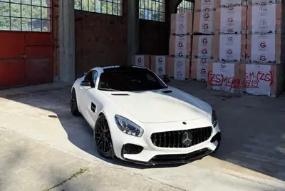 Mercedes-AMG GT S Edition One 2016 — Coupé sport 510 ch, faible kilométrage — vue extérieure