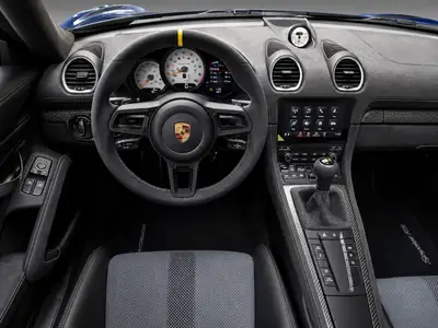 Porsche 718 Boxster Spyder RS PDK — Roadster sportif 500 ch, très faible kilométrage — tableau de bord