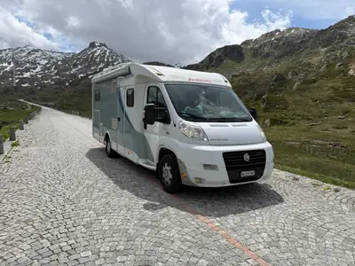 FIAT Ducato Dethleffs T6571 — Camping-car aménagé, révisionné et prêt à explorer — vista esterna