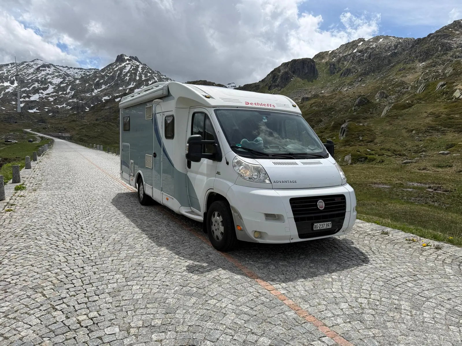 FIAT Ducato Dethleffs T6571 — Camping-car aménagé, révisionné et prêt à explorer — vista esterna